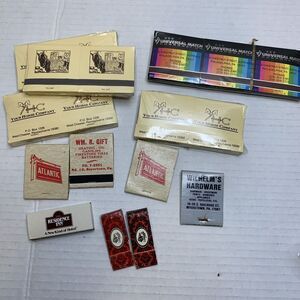 VINTAGE LOT OF 29 MATCHCOVERS & MATCHBOOKS Brand‎ New And Used From PA